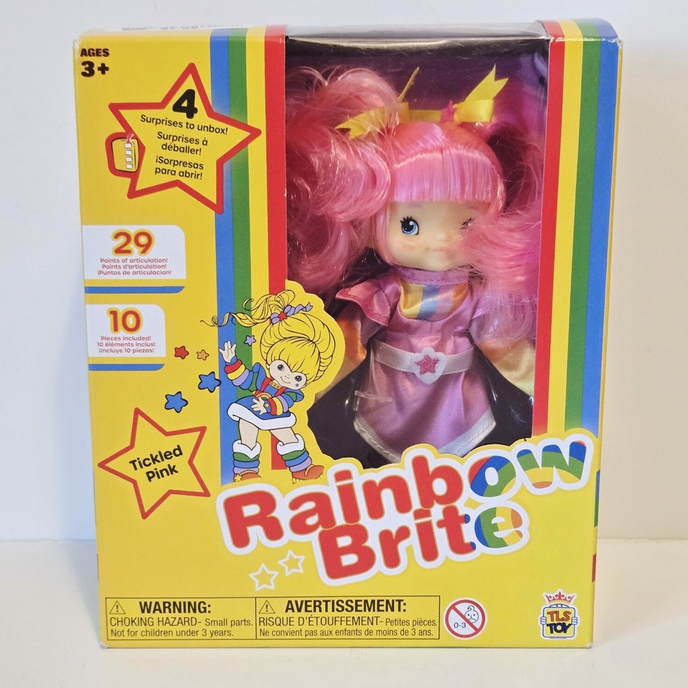 Rainbow Brite Tickled Pink 5" Fashion Doll 40th Anniversary The Loyal Subjects